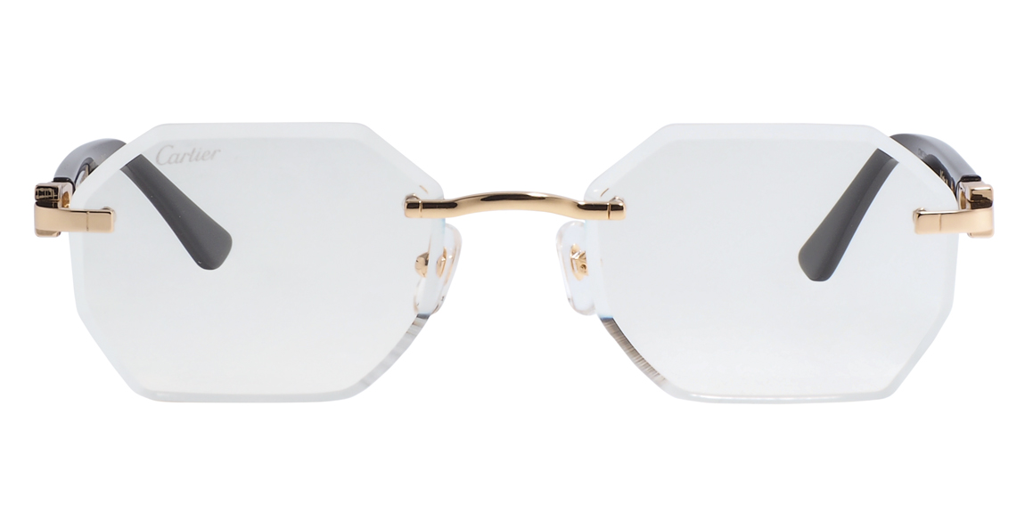 Cartier 0439s 001 Gold/Black/Brown FTH