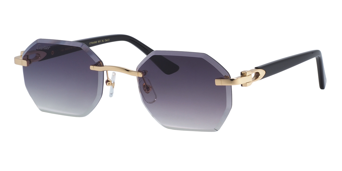 очки Cartier 0439S 001 Gold/Black Gradient